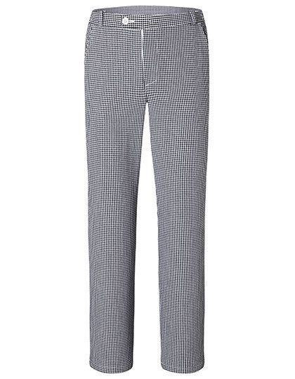 Karlowsky Kochhose Basic Bhm1 – Black (ca. Pantone 419C)/White