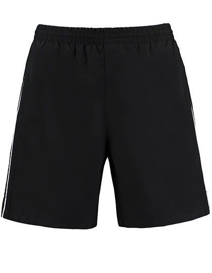 Kustom Kit Classic Fit Track Short KK980 – Black/White