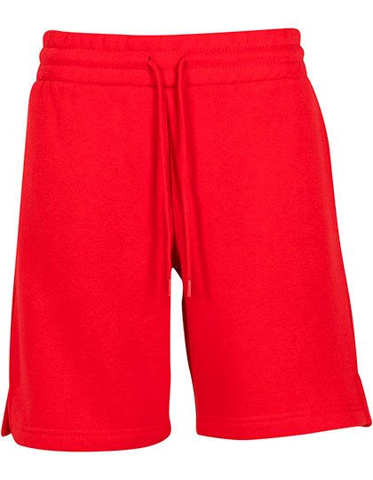 Build Your Brand Basic Shorts Sweatshirt – City Red