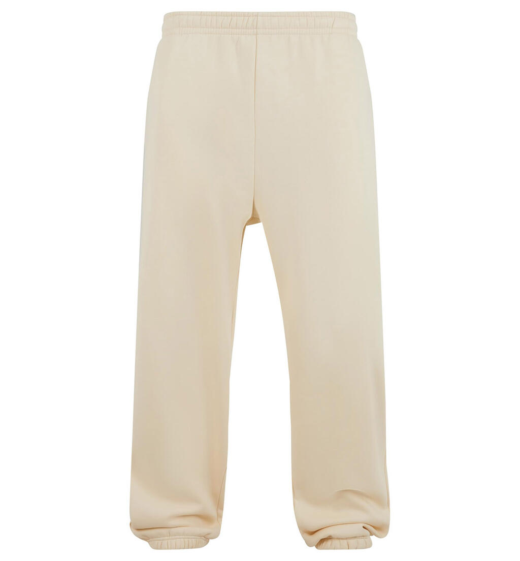 Build Your Brand Fluffy Sweatpants – White Sand