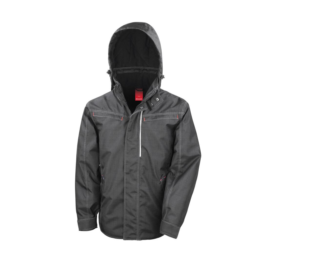 Result Denim Texture Rugged Jacket – Black