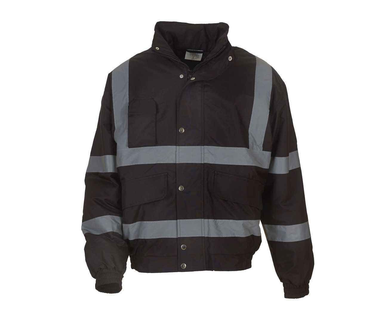 Yoko Hi-Vis Classic Bomber Jacket – Black