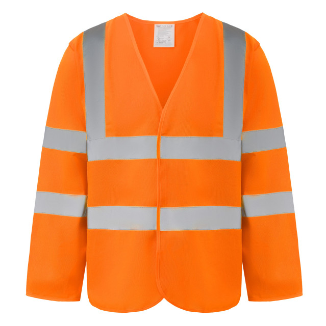 Yoko Hi-Vis Long Sleeve Waistcoat