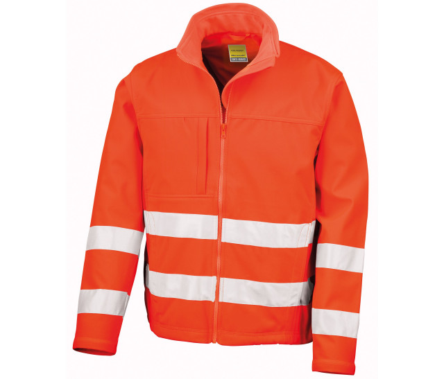 Result 3-LAYER Hi-Vis Safety Softshell Jacket