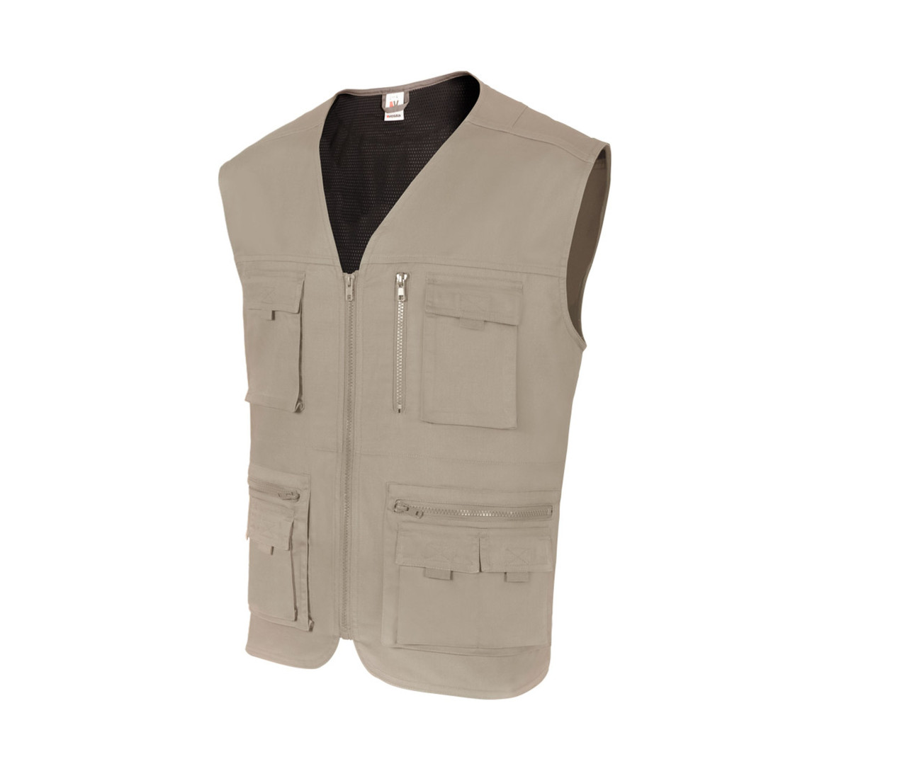 Velilla Multi-Pocket Vest – Beige Arena