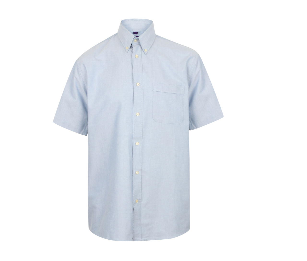 Henbury Men's Classic Ss Oxford Shirt – Oxford Blue