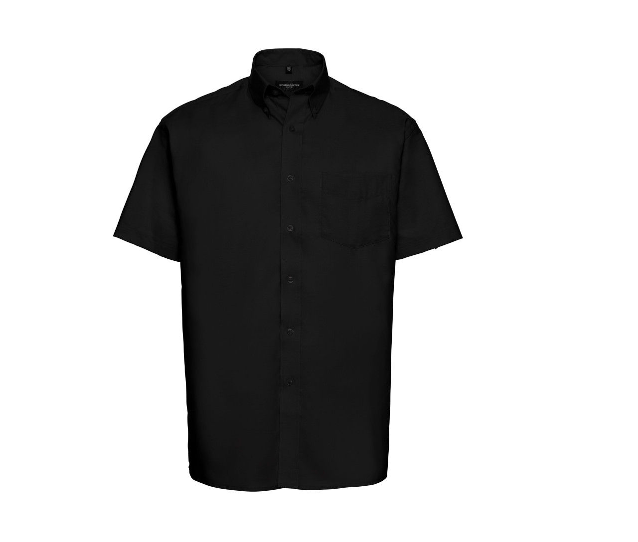 Russell Athletic Collection Men's Short Sleeve Classic Oxford Shirt – Black