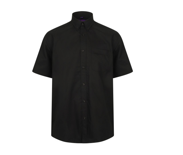 Henbury Wicking Antibacterial Polyester Quick Dry Short Sleeved Shirt