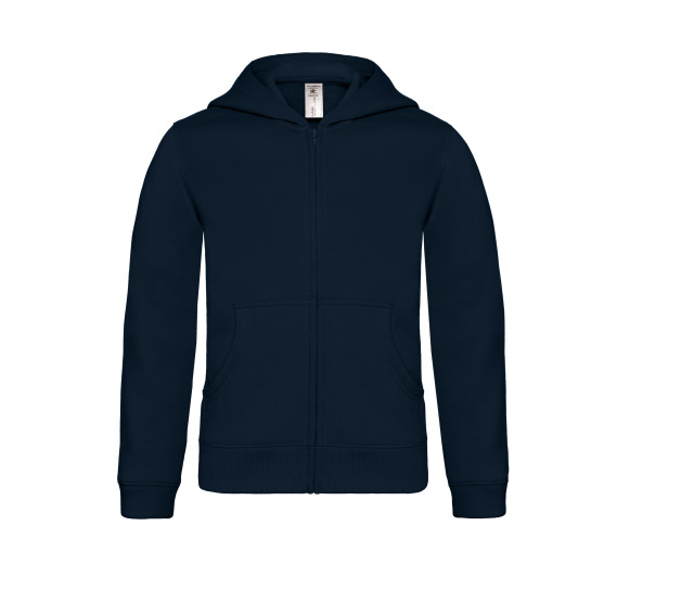 B&C Hooded Full Zip Kids
