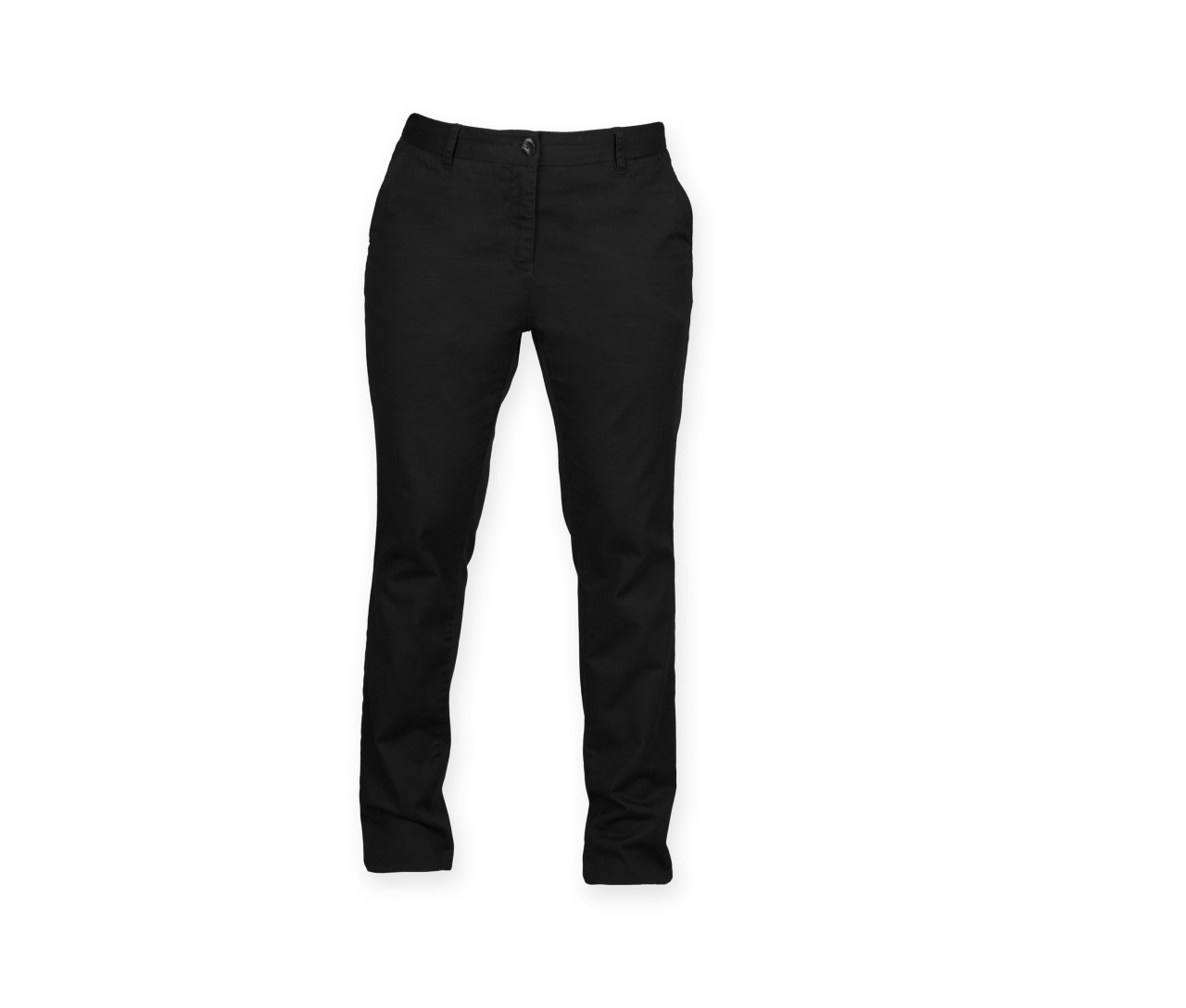 Front Row Ladie's Stretch Chino – Black