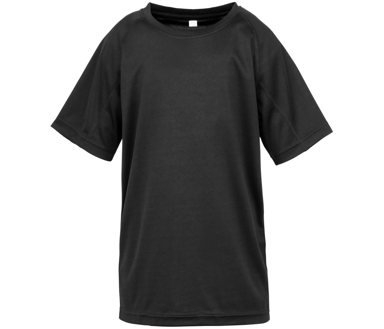 Spiro Junior Performance Aircool Tee – Black