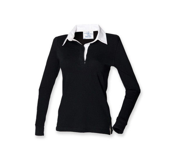 Front Row Ladies Classic Rugby Shirt Poloshirt