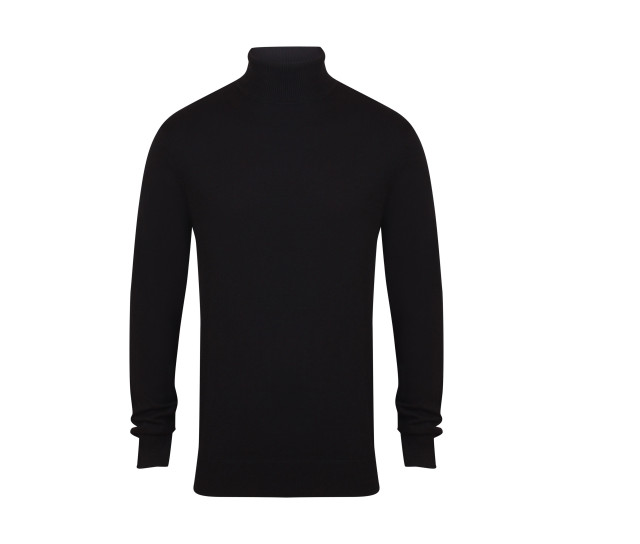 Henbury Men's Roll Neck Jumper