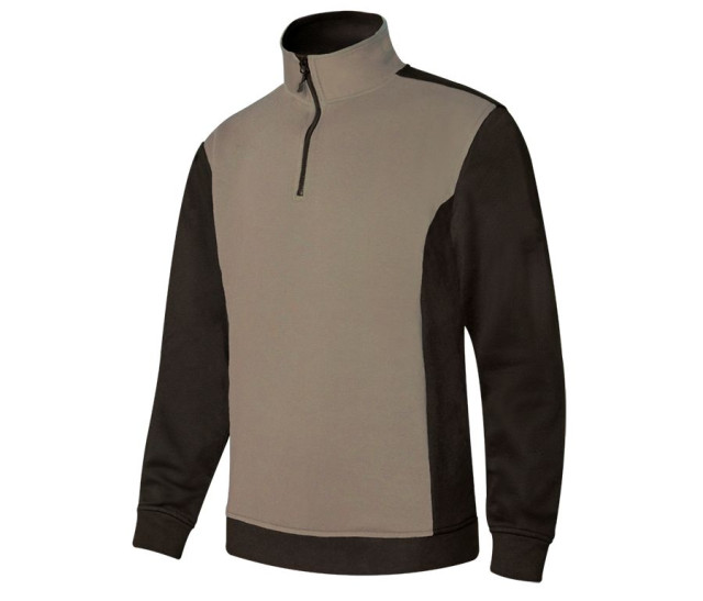 Velilla Two-Tone Half-Zip Sweatshirt