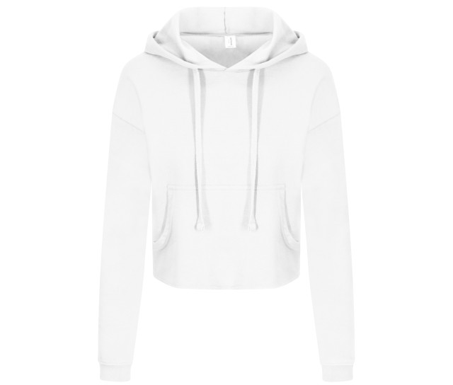 Just Hoods Girlie Cropped Hoodie