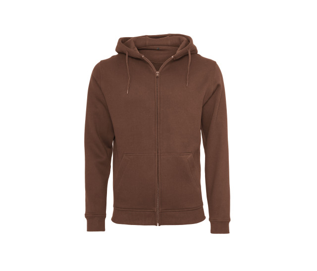Build Your Brand Heavy Zip Hoody