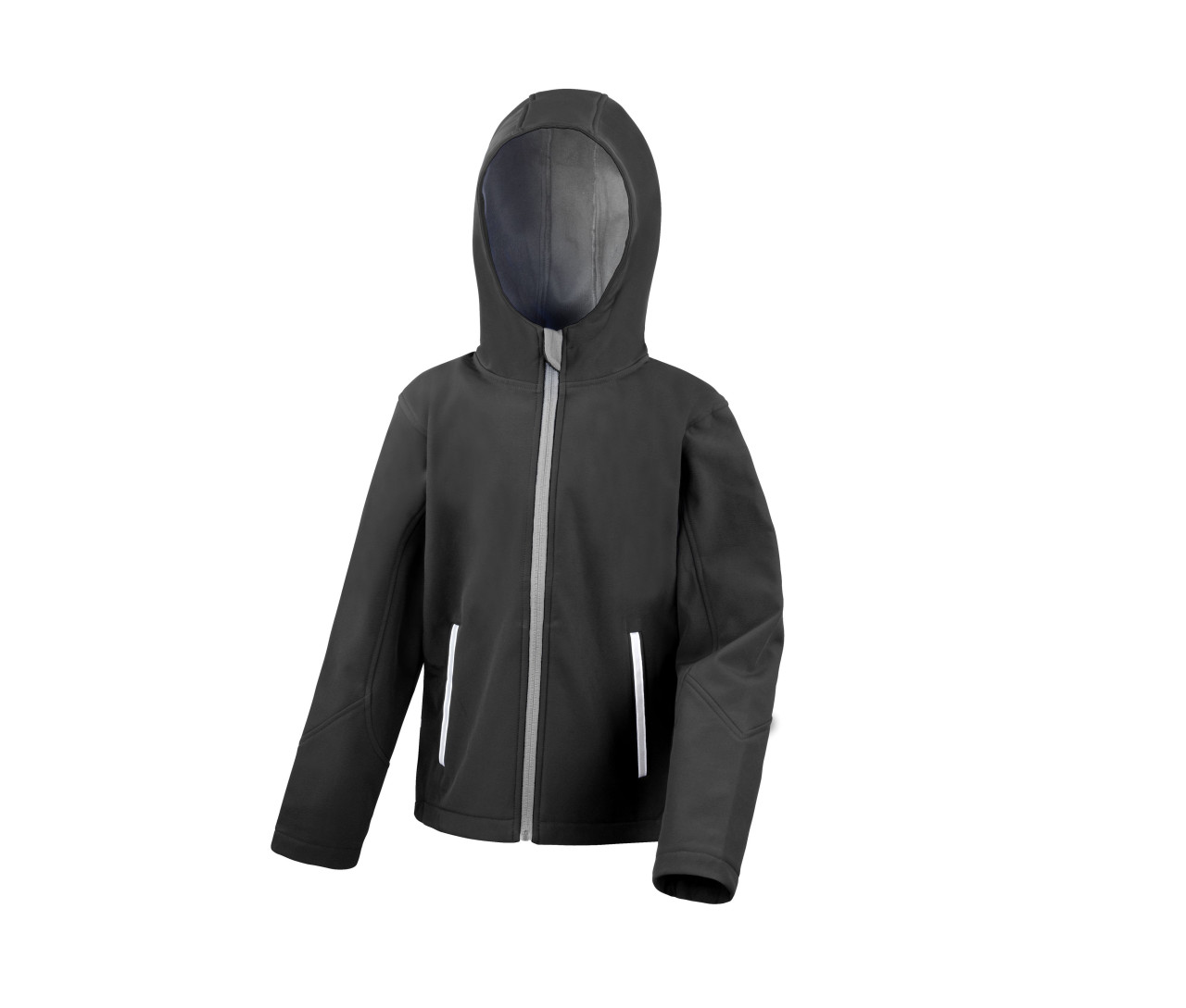 Result Junior/Youth Tx Performance Hooded Softshell – Black/Grey