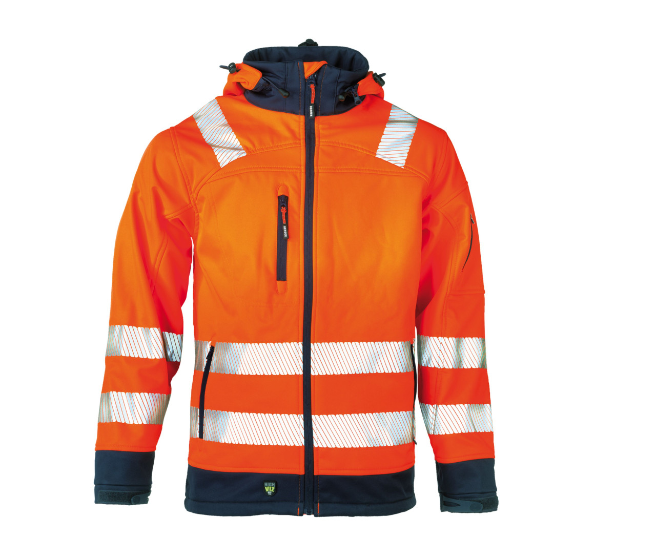 Herock Gregor Softshelljacke – Fluorescent Orange/Navy