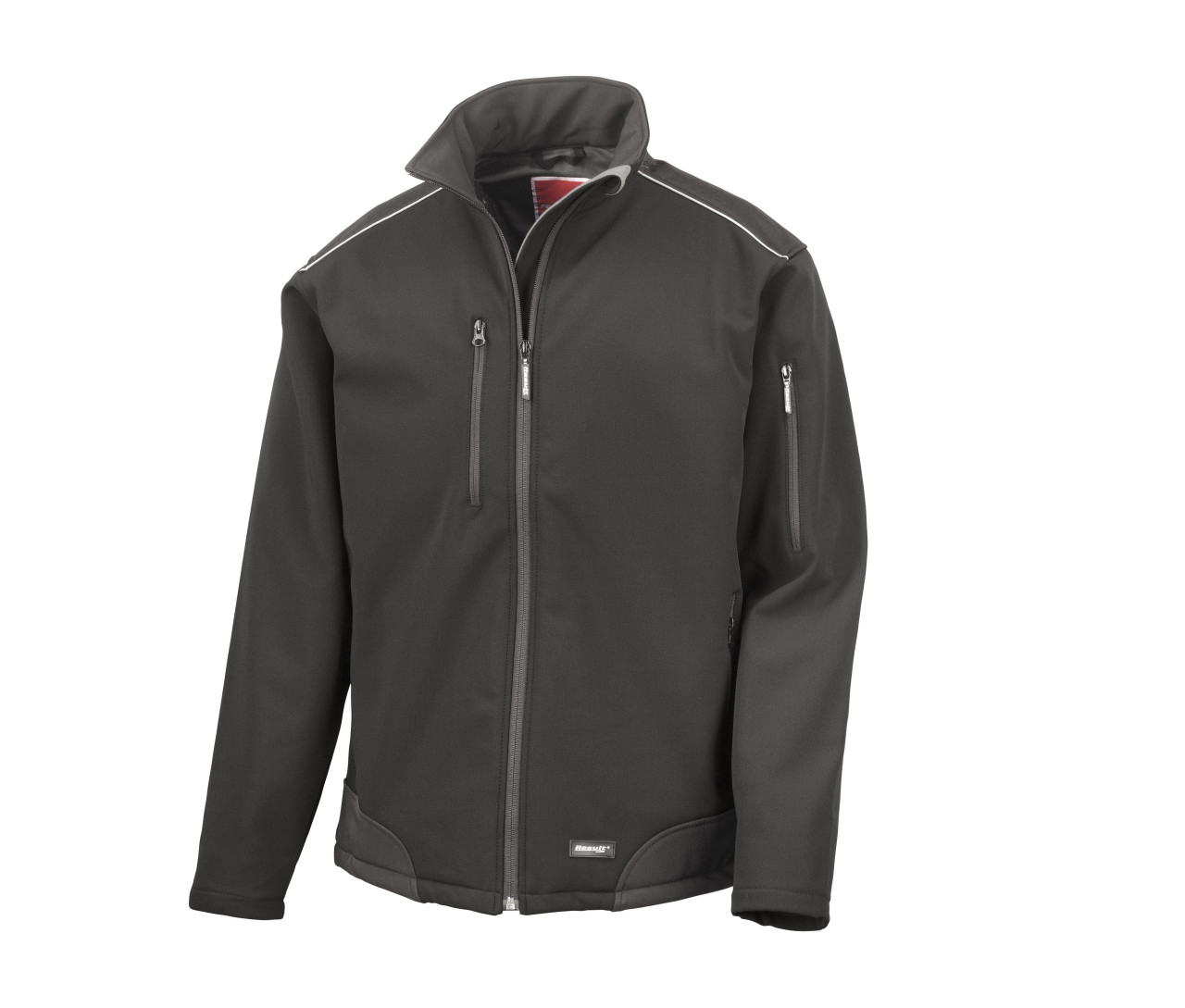 Result Arbeits-Softshelljacke – Black