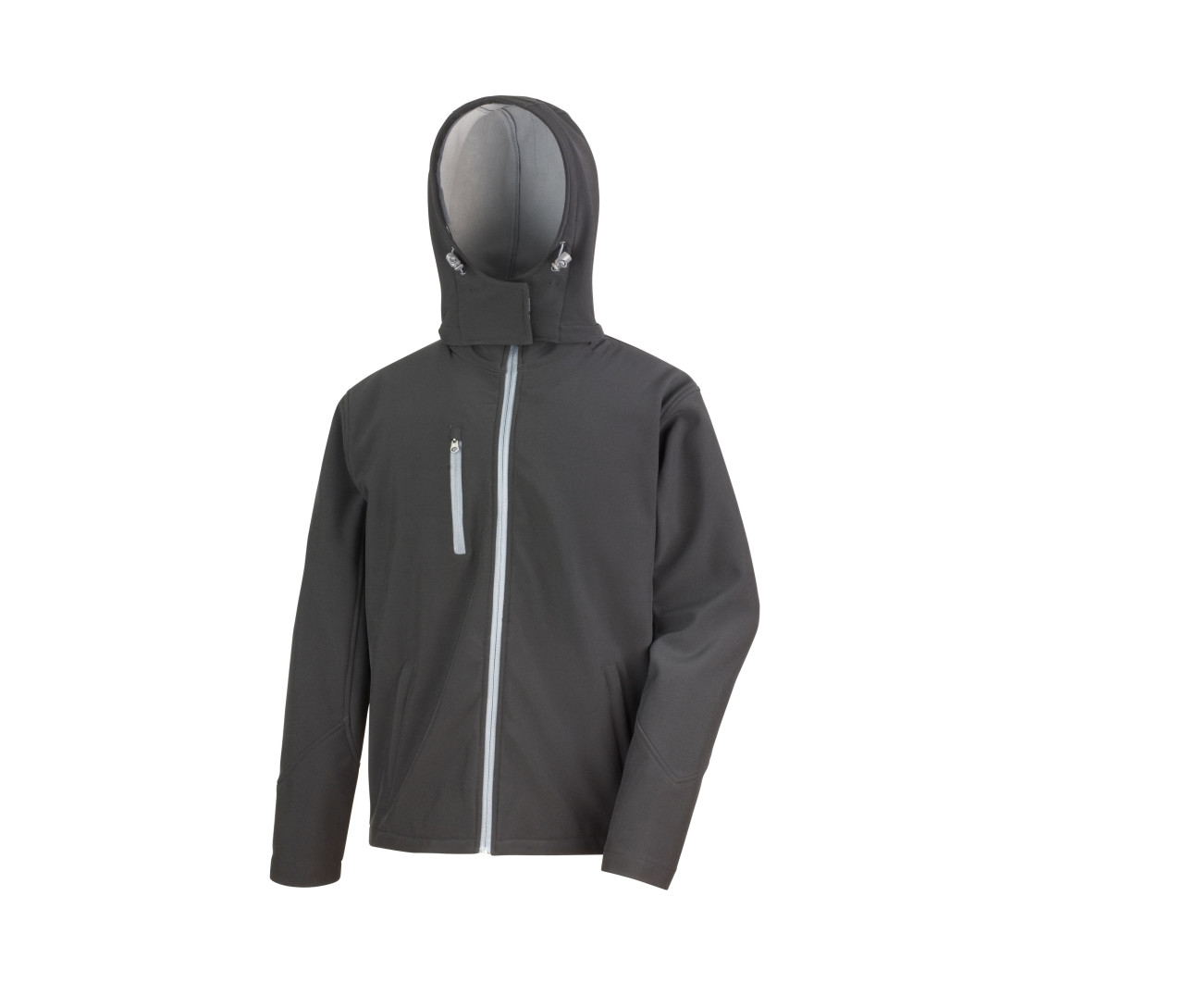 Result Tx Performance Hooded Softshell Jacket – Black/Grey