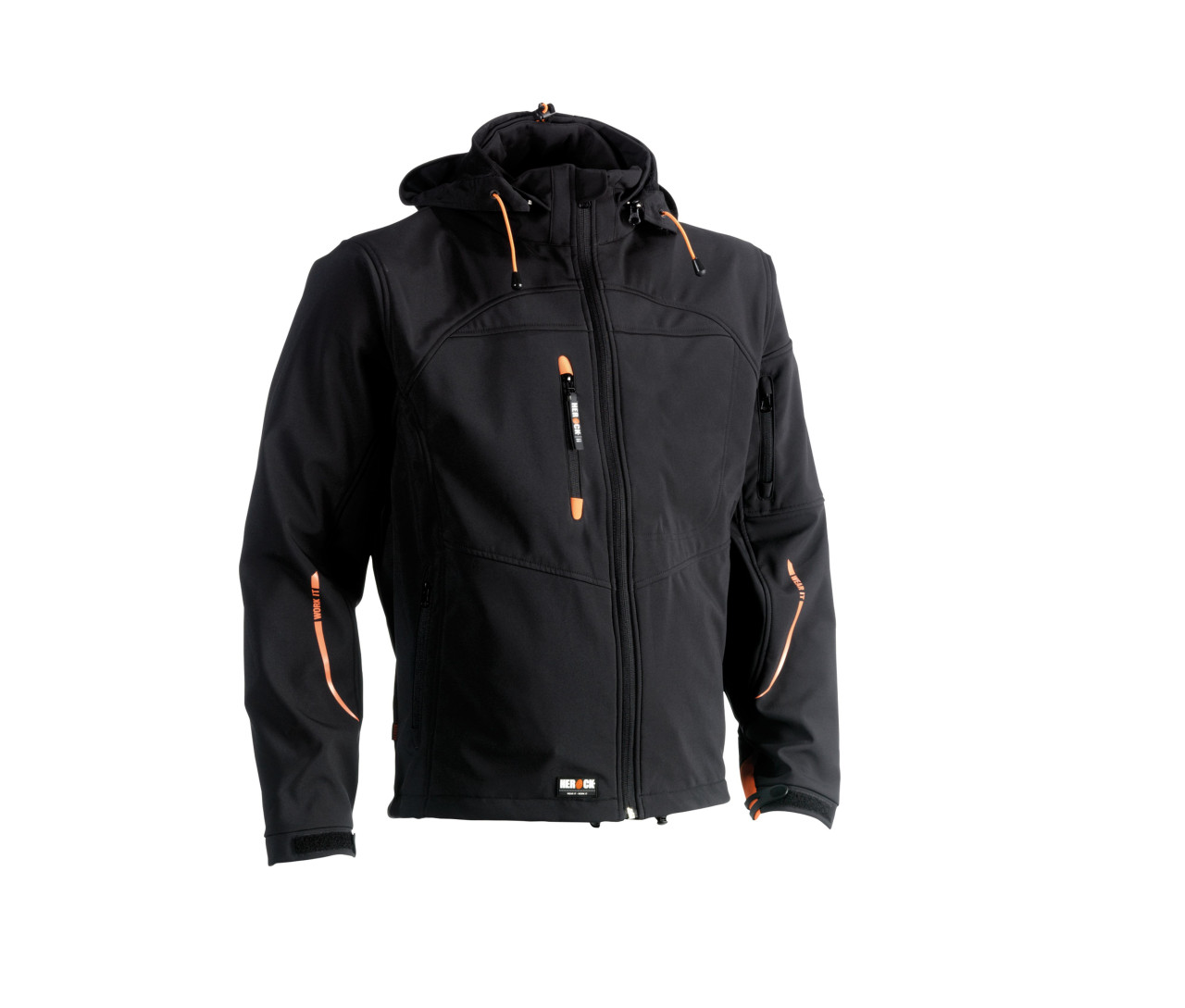 Herock Poseidon Softshelljacke – Black