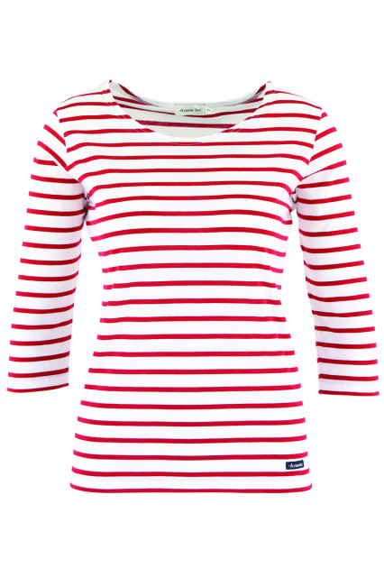 Armor Lux Shirt Im Marine-Stil 3/4 Armeln