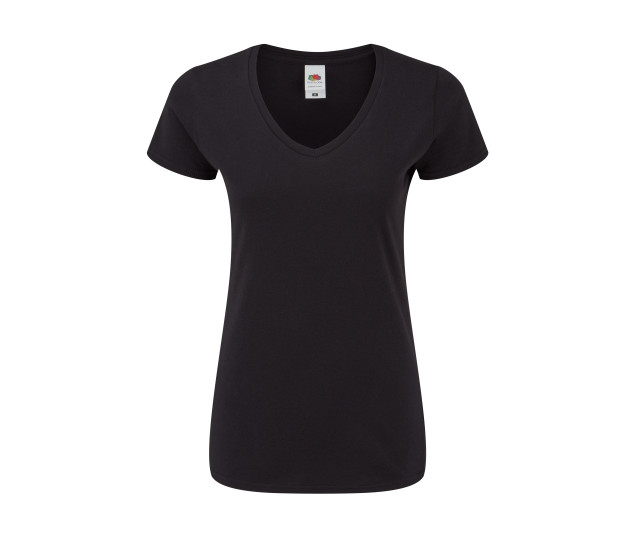 Fruit Of The Loom Ladies Iconic 150 V-Neck T T-Shirt
