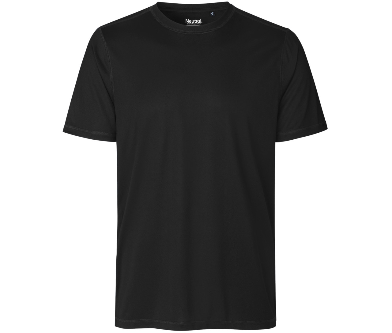 Neutral Recycled Performance T-Shirt – Black