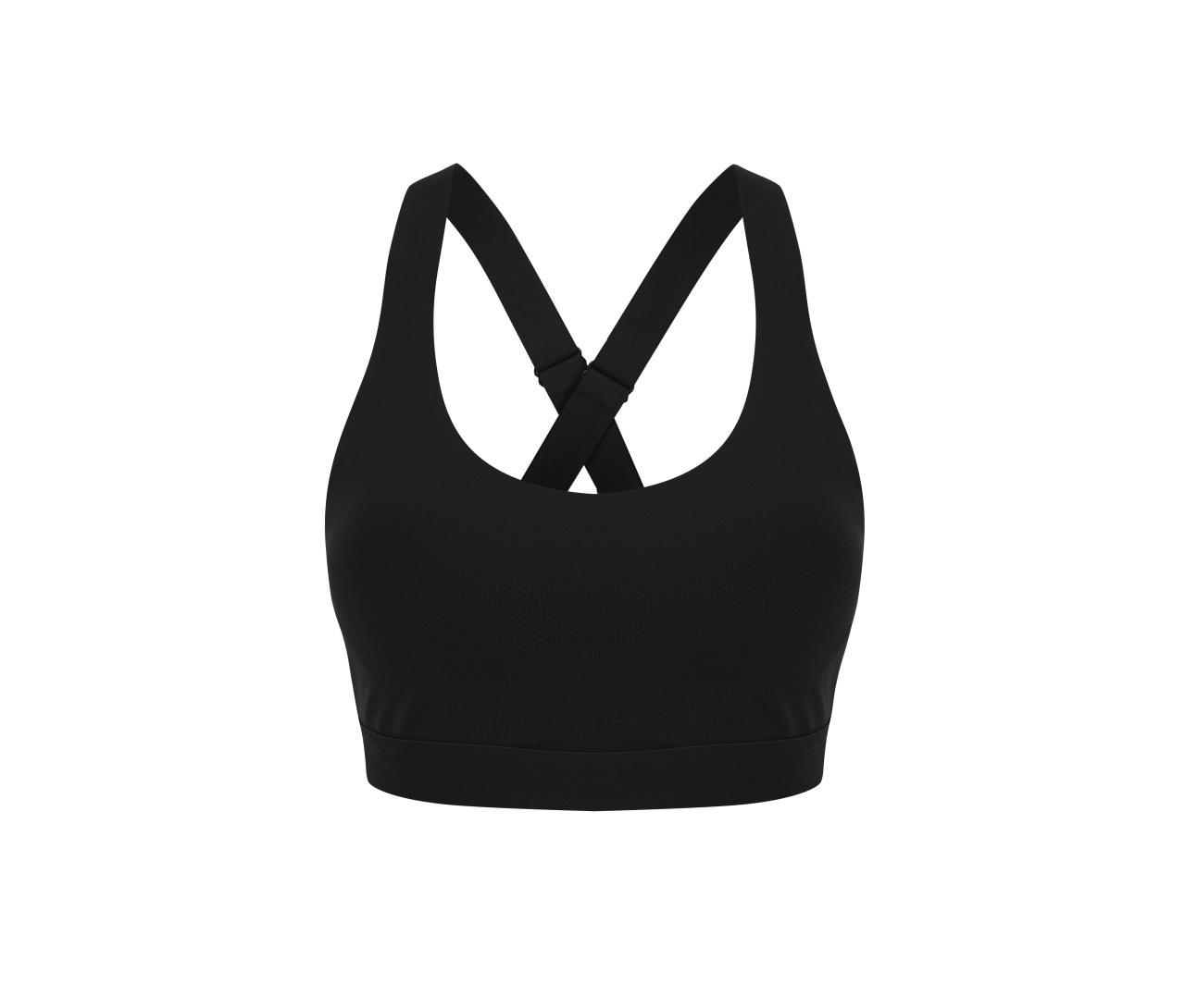 Tombo Medium Impact Core Bra T-Shirt – Black