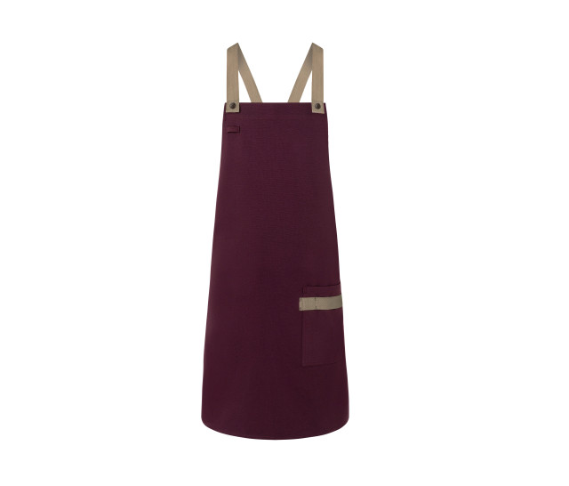 Karlowsky Bib Apron Urban-Look with Cross Straps and Pocket