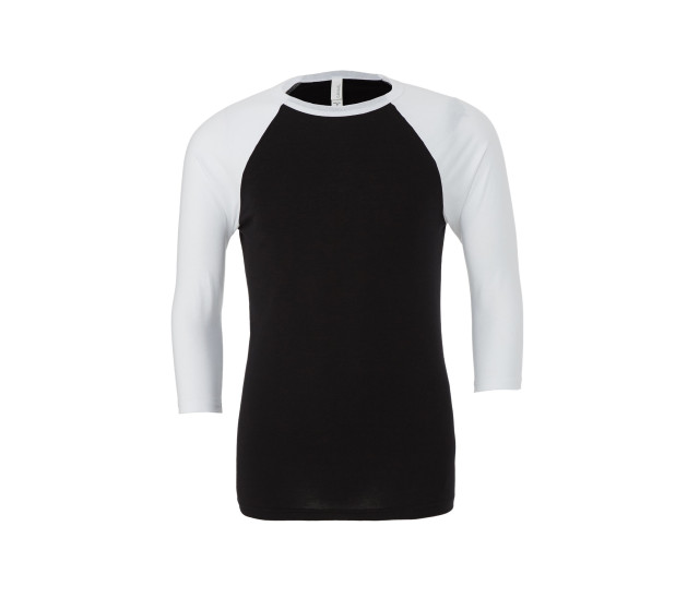 Bella+Canvas Unisex 3/4 Sleeve Baseball Tee