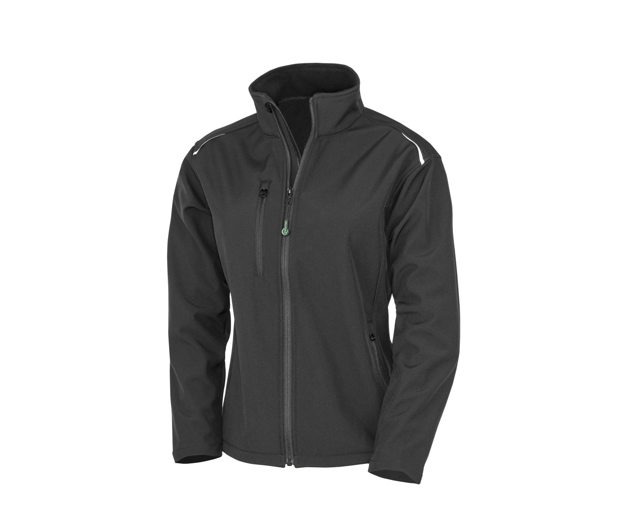 Result Womens Recycled 3-LAYER Printable Softshell Jacket – Black