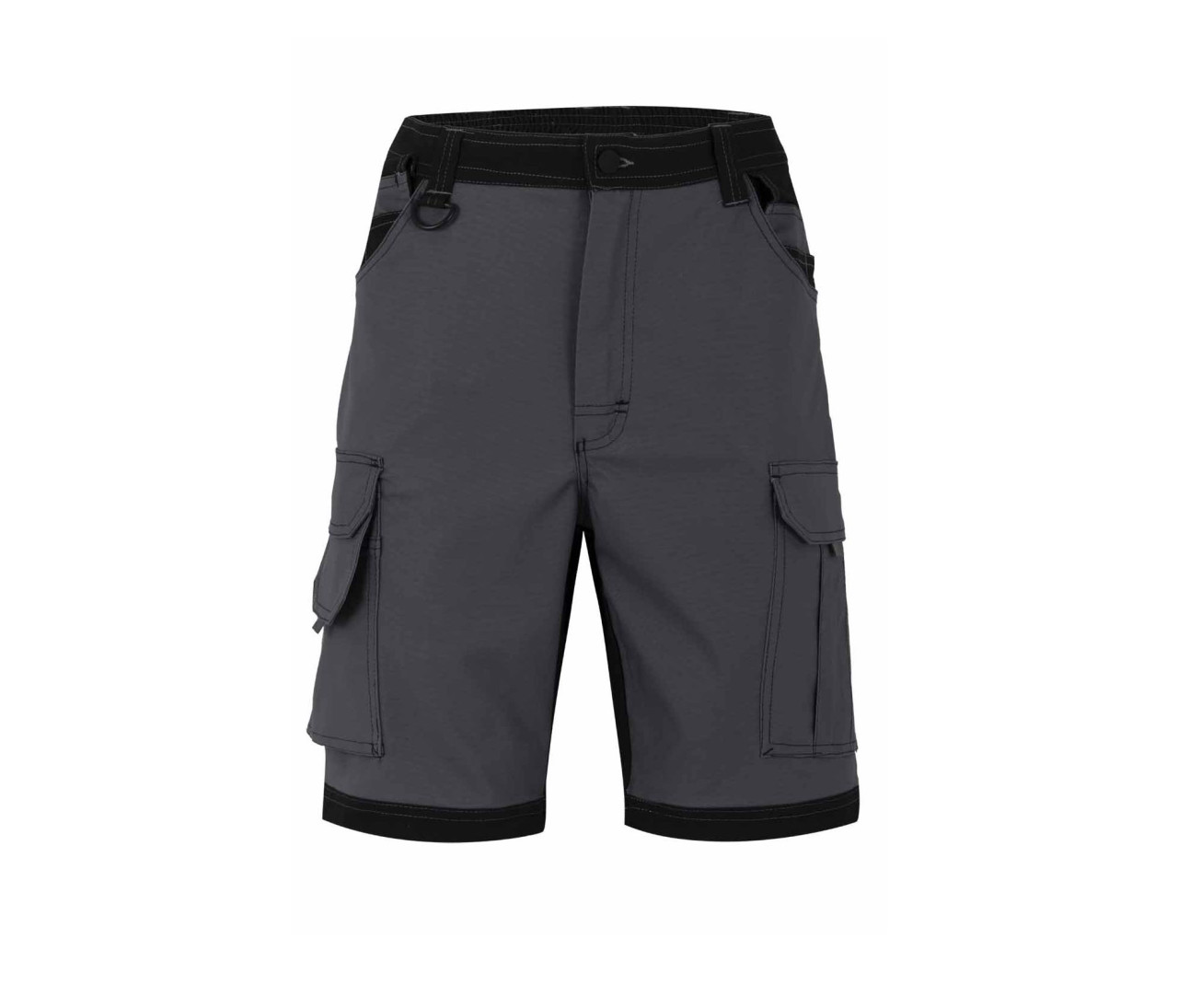 Velilla Multi-Pocket Bermuda Shorts – Grey / Black
