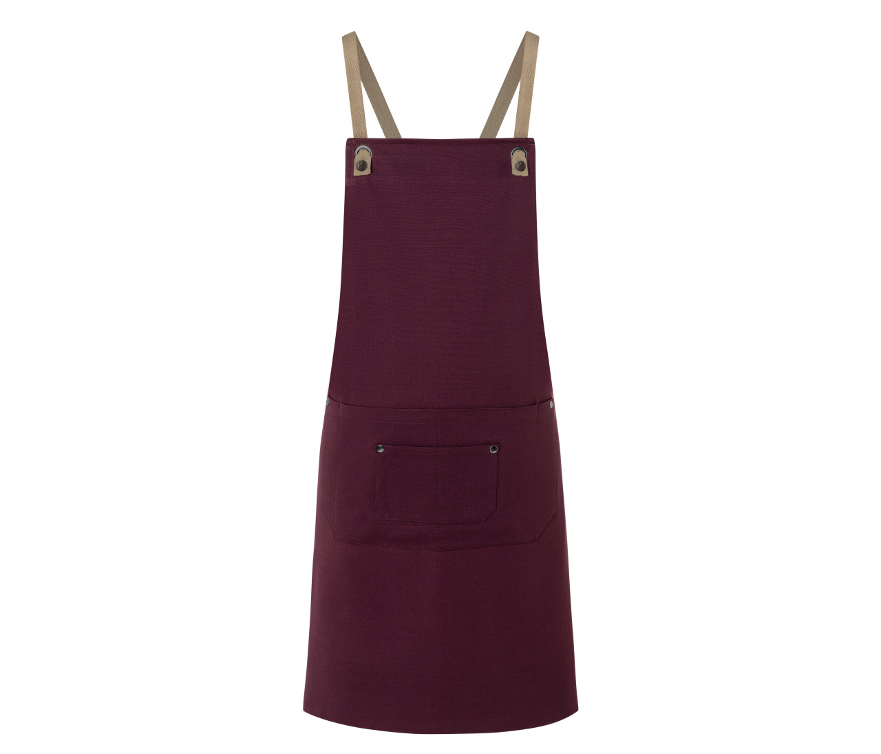Karlowsky Bib Apron Urban-Nature – Aubergine