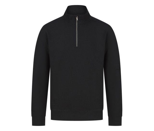 Henbury Unisex Sustainable 1/4 Zip Sweatshirt