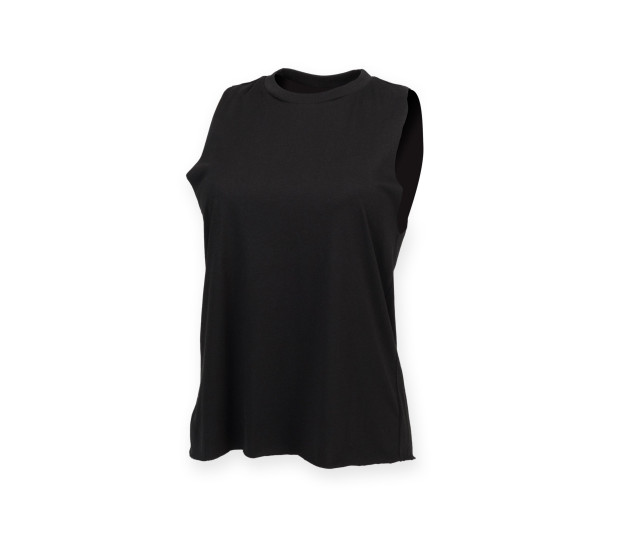 SF Clothing Women’s High Neck Slash Armhole Vest