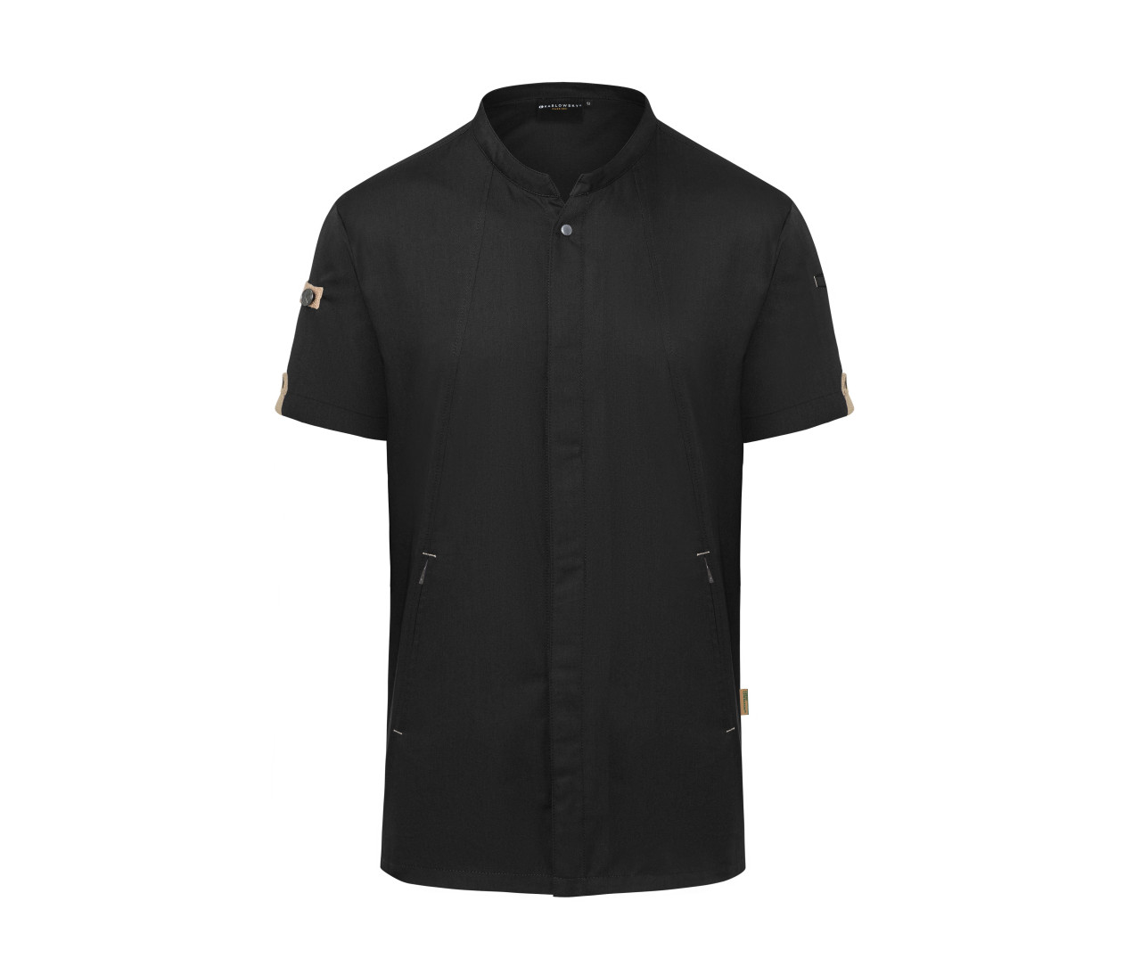 Karlowsky Short Sleeve Chef Jacket Green-Generation – Black