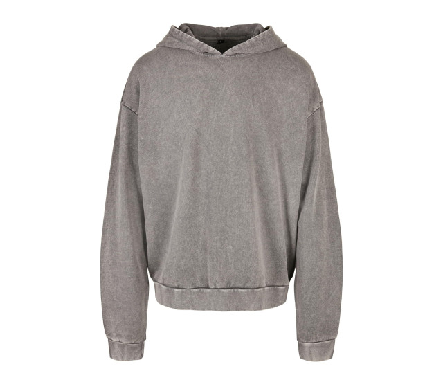 Build Your Brand Acid Washed Oversize Hoody