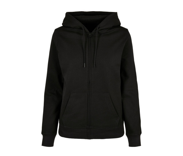 Build Your Brand Ladies Basic Zip Hoody