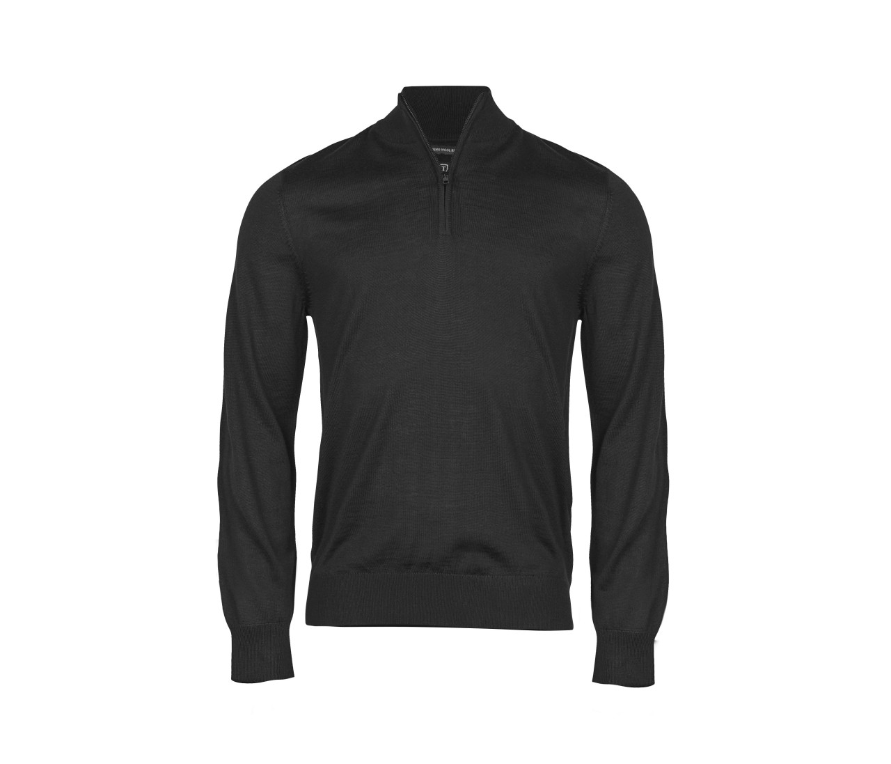 Tee Jays Men's Half Zip Knit – Black