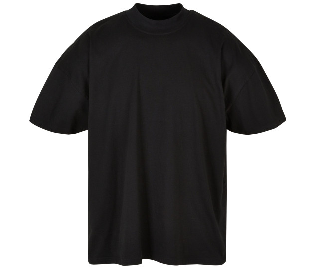 Build Your Brand Oversized Mock Neck Tee
