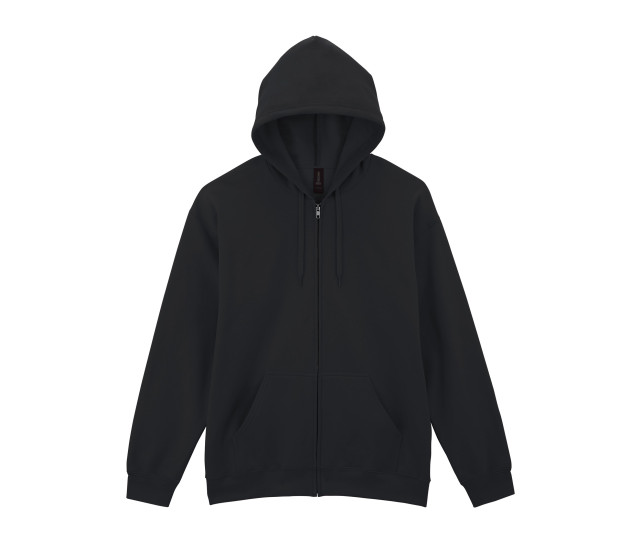 Gildan Softstyle Midweight Fleece Adult Full Zip Hooded Sweatshirt