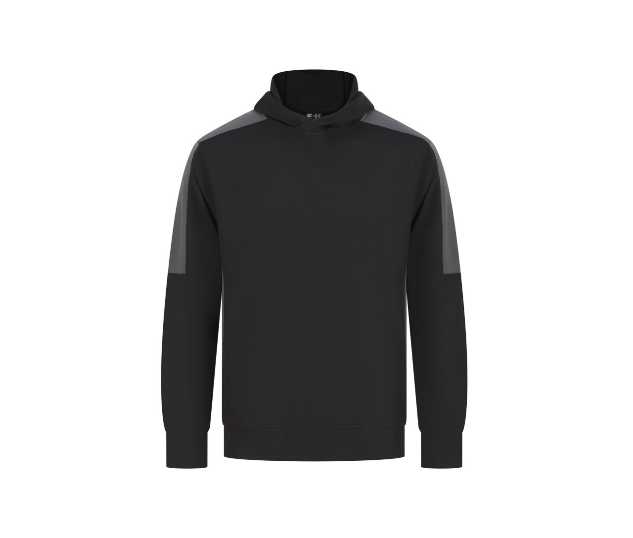 Finden Hales Adult Contrast Team Hoodie – Black / Gunmetal Grey