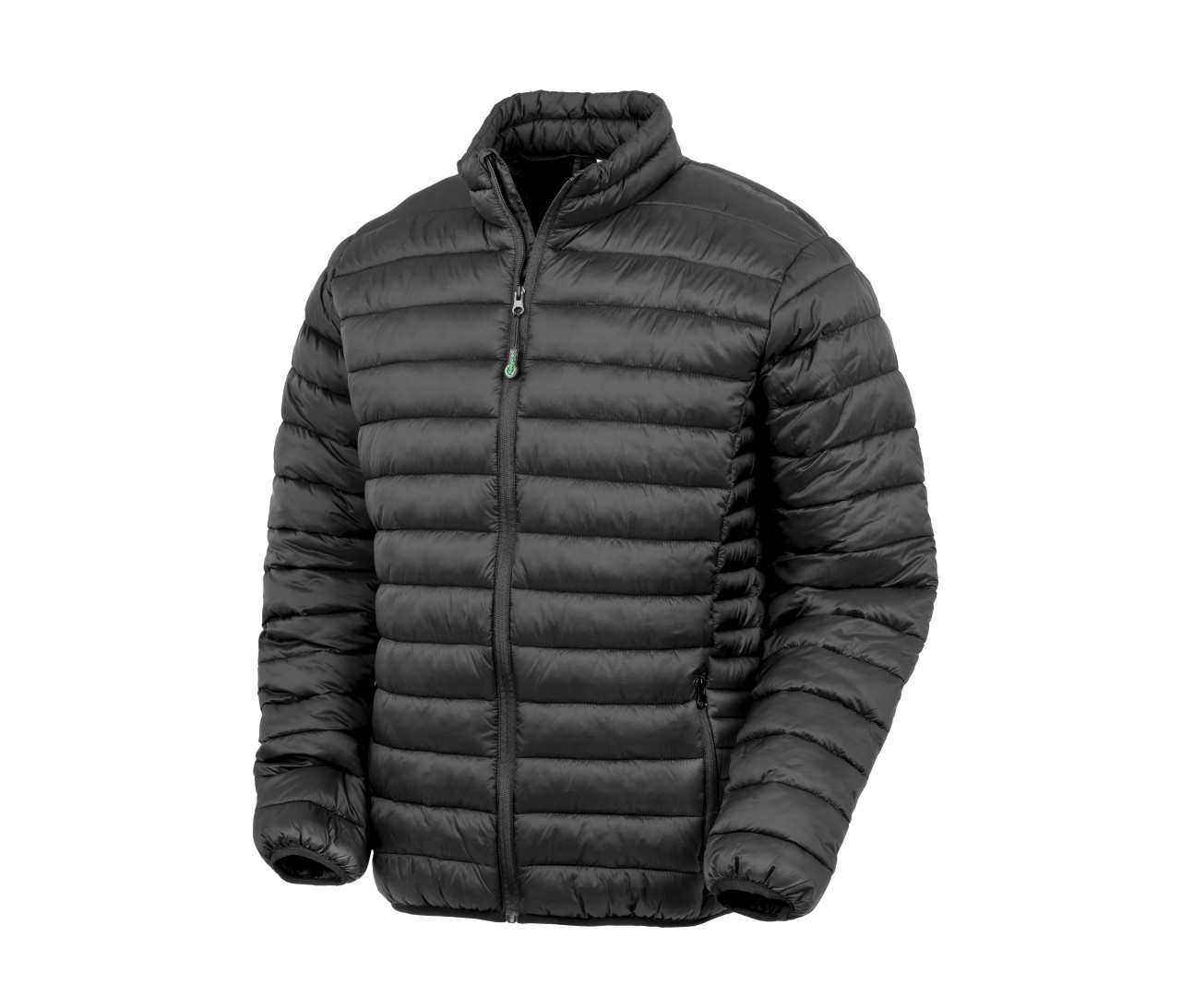 Result Recycelte Steppjacke ohne Kapuze R912X Sweatshirt – Black