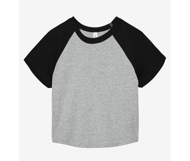 Bella+Canvas Women's Micro Rib Raglan Baby Tee