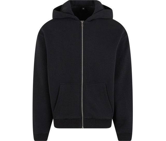 Build Your Brand Fluffy Zip Hoody