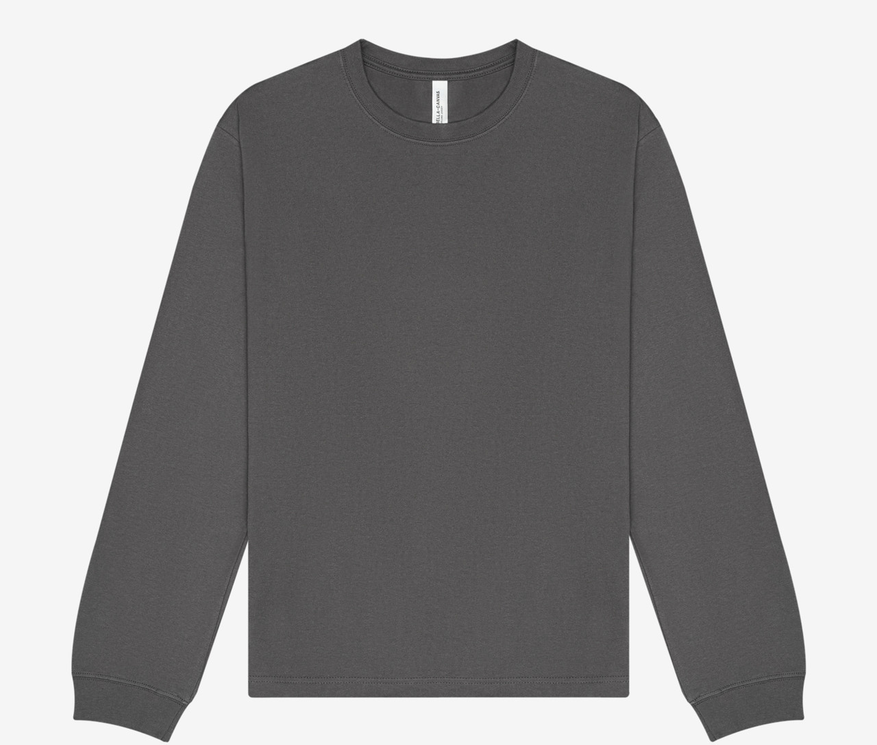 Bella+Canvas Unisex Long Sleeve Heavy Tee – Asphalt