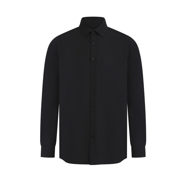 Henbury Men's Long Sleeved 'cotton Feel' Coolplus Shirt