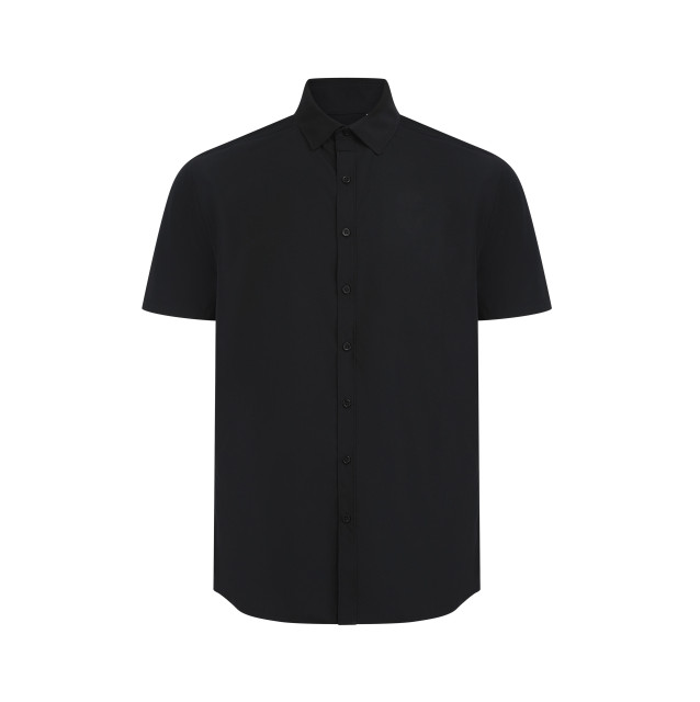 Henbury Men's Short Sleeved 'cotton Feel' Coolplus Shirt