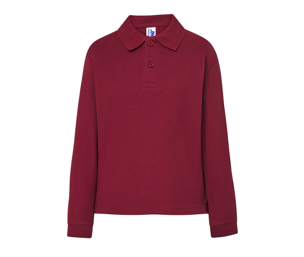 JHK Kid Ls Unisex Polo – Burgundy